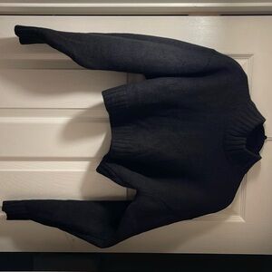 Pre-Owned Aritzia Wilfred Free Cropped Mockneck Size Large